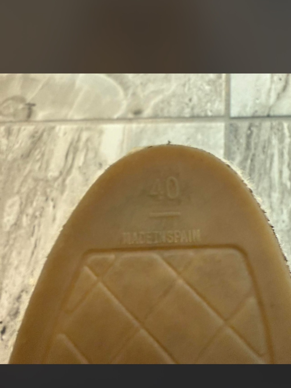 CHANEL Black Leather Espadrille Slip-Ons with CC Logo - Picture 4 of 7